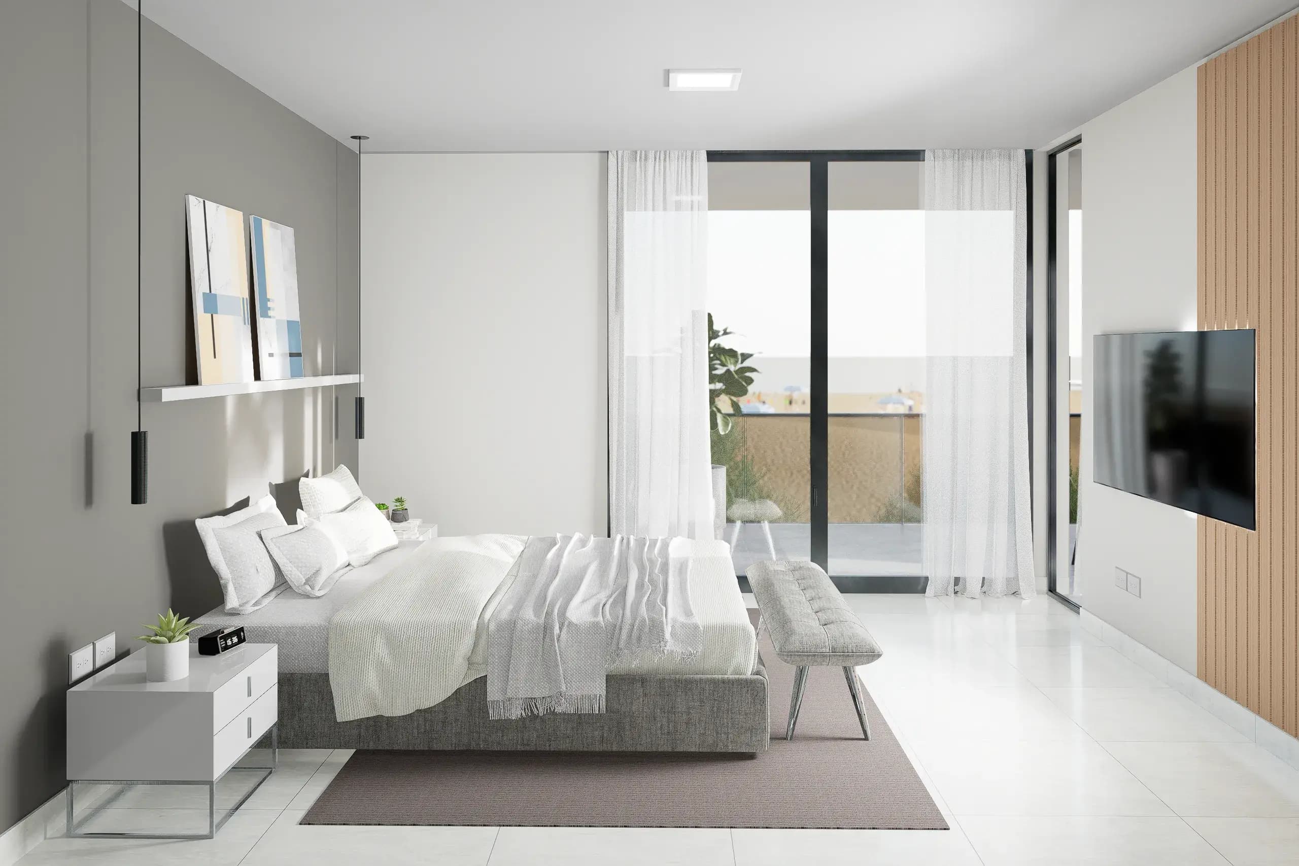 Living con vista al mar